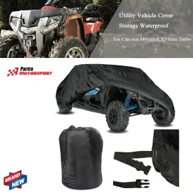 477540 Partra Waterproof Utility Vehicle Cover For 2018 Can-am Maverick X3 Max R 4x4 Turbo Dps
