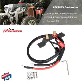 Pt128184a Partra Maverick X3 Remote Battery Terminal Relocation Kit Jump Post For Can-am