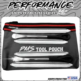 1123 Pmsutah 6 Pc Set Tire Iron Spoon Kit Tool Bag Auto Car Truck Changing Motorcycle Atv Utv