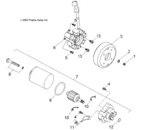 0450857 Polaris Cord Genuine Oem Part Qty 1