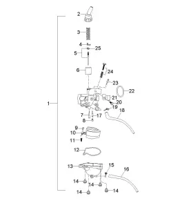 0453960 Polaris Carburetor Float Valve Genuine Oem Part Qty 1