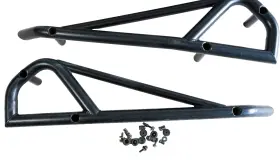 1004-bk Polaris Allied Powersports 1004 Rock Sliders Rzr 2 Seat Side Bars Guards Black