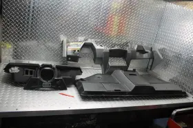 2205939 Polaris 2014 Rzr Xp 1000 Eps Dash Gauge Trim Panel And Back