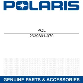 2639891-070 Polaris Black Rear Center Cover