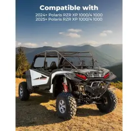 3105h Polaris Tonneau Cover Trunk Bed Enclosure For Rzr Xp 1000/4 2024 2025