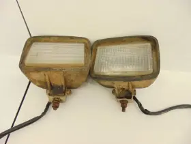 4030046 Polaris 96 Sportsman 400 Front Bumper Brush Guard Hi Beam Lights