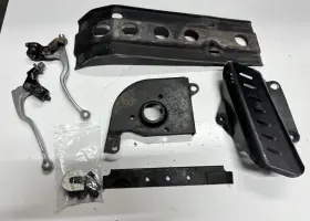 522061 Polaris Trail Boss 250 Parts Lot 1985 1986 1987 Frame Guard Heat Shield