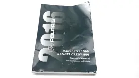 9926461 Polaris 2016 Ranger Xp 900 #4 Owners Manual Paper Book