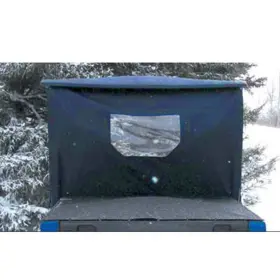 8864 Pr Products New Yamaha Utv Rhino Half Roof/rear Enclosure Top Blue Pr-hfet-bl