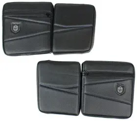 P144055bu Pro Armor Door Knee Pads With Storage Black/blue