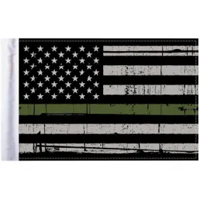 Flg-gmgl-us15 Pro Pad 10 Inch X 15 Flag - Green Military Line
