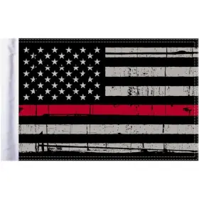 Flg-gtrl-us15 Pro Pad 10 Inch X 15 Flag - Firefighter Thin Red Line