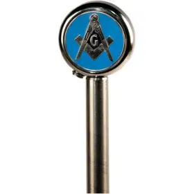 Pole13-blmt Pro Pad 13 Inch Stainless Steel Flag Pole With Topper - Blue Lodge Mas