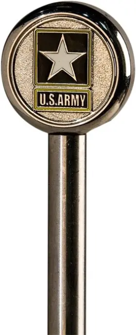 Pole9-arm-s Pro Pad 9 Inch Flagpole With Army Star Flag Topper