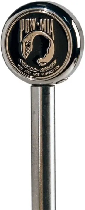 Pole9-pow Pro Pad 9 Inch Flagpole With P.o.w. Flag Topper