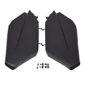 Autv-x3-011 Protek #autvpk39 Black Rear Lower Door Panels Inserts For Fit 2017 - 2024 Can Am Maverick X3 Max