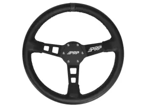 Prp Seats 603784096933 For Deep Dish Leather Steering Wheel- Black