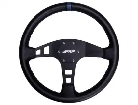 Prp Seats 630784095666 For Flat Leather Steering Wheel- Blue