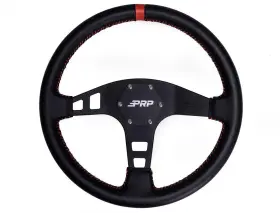 G213 Prp Seats For Flat Leather Steering Wheel- Red