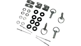100-4337-pu Quad Logic Quick-release Dzus Fastener Side Panel Hardware Kit