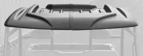 Vpre-uni0103bk Quadboss Universal 60 Inch Utv Roof Black