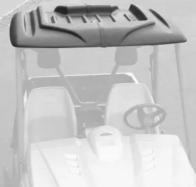 Vpre-uni0104bk Quadboss Universal 55 Inch Utv Roof Black