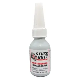 165-12021 Quadrax Stuck Nutz 134 Red High Strength Threadlocker 0.34 Oz