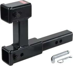 864131 Reysun Dual Hitch Receiver With 7-1/2 Inch Rise/drop