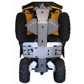 7499xm Ricochet Complete Skid Plate Set For Can-am Outlander 800 Max 2013-2022 - Aluminum