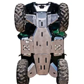 9114f Ricochet Complete Skid Plate Set For Yamaha Grizzly 700 2016-2024 - Aluminum