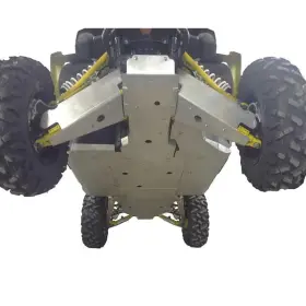 9191f Ricochet Complete Skid Plate Set For Yamaha Yxz 1000 2016-2024 - Aluminum