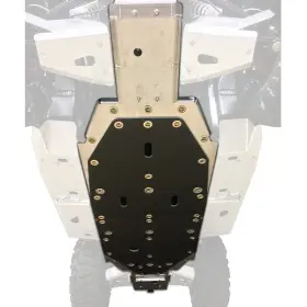 9355f-p Ricochet Complete Skid Plate Set For Cf Moto Zforce 1000 16-22 - Alu. With Uhmw
