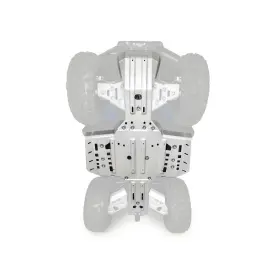 2444.8180.1 Rival Powersports Usa Alloy Central Skid Plate For Cf Moto C Force 400l /500l Gen2