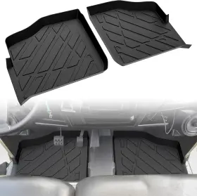 Zp-yj-030504-003 Sautvs Tpe Floor Mats For 2013-2019 Polaris Ranger Xp 900 570 And Full-size Diesel