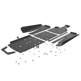 76-10171-k Seizmik Skid Plate - 4 Seat Rzr Turbo Pkg. 2 Of Kit