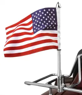 4-240us Show Chrome Flag - U.s.a