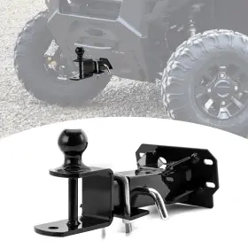 8010701203 Si Front 2 Inch Receiver Hitch With 3 In 1 Multi Ball Mount For 20-25 Polaris Ranger 1000