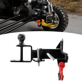 8010702301 Si Rear 2 Inch Receiver Hitch With 3 In 1 Multi Ball Mount For 2024-2025 Can Am Maverick R