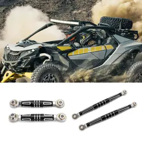 80402006 Si Adjustable Front And Rear Sway Bar Stabilizer Links For 2024-25 Can Am Maverick R