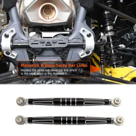 80402007 Si Adjustable Rear Sway Bar Stabilizer Links For 2024-up Can Am Maverick R/r Max