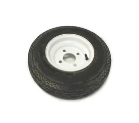 30540 Snowsports Load Star Tire And Wheel Assembly - 480x12 4 Hole White Rim