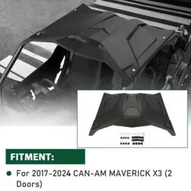Autv-x3-007 Sportfairings #lup12 One Piece Full Hard Roof Top Cover For 2017-2023 Can Am Maverick X3 Turbo 2024