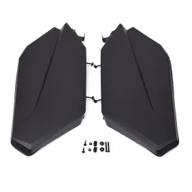 Autv-x3-011 Sportfairings #mon Black Rear Lower Door Panels Inserts For 2017 2018-2023 Can Am Maverick X3 Max