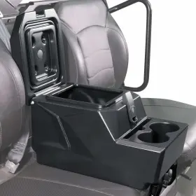 Abg257-utv-1 Starknight Polaris Ranger 1000 / Defender Bench Seat Center Storage Box With Cup Holders Ob