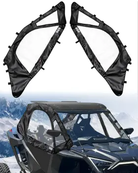 Starknightmt Abg135-utv #amz-sk-2 Rzr Pro/turbo Soft Upper Doors Compatible With Polaris Pro X