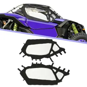 Rocket971 Starnight Utv Soft Upper Door Enclosure Set For Can Am Maverick X3 2017-2025 2-seater