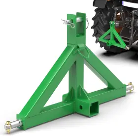 Tfpl-0100 Sulythw 3 Point Trailer Hitch With 2 Inch Receiver Quick Compatible Green