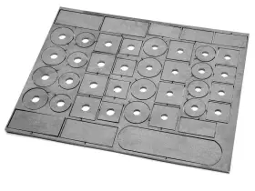 Up-fmgk-u-001 Super Atv New Universal Weld In Gusset Kit 41 Piece Steel Frame Reinforcement