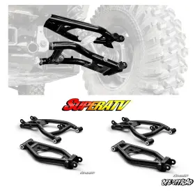 Aa-p-xpd-r-hc-02 Superatv Atlas Pro Rear Hi Clearance A Arms Arm Set Of 4 Polaris Xpedition 2024
