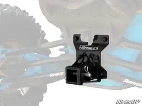 Rh-ca-x3-02 Superatv 2-inch Heavy Duty Rear Receiver Tow Hitch For 2017 Can-am Maverick X3